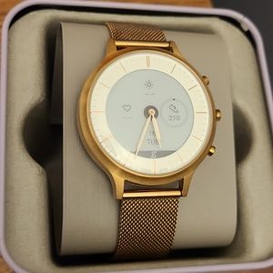 Rose Gold Fossil Hybrid Smartwatch